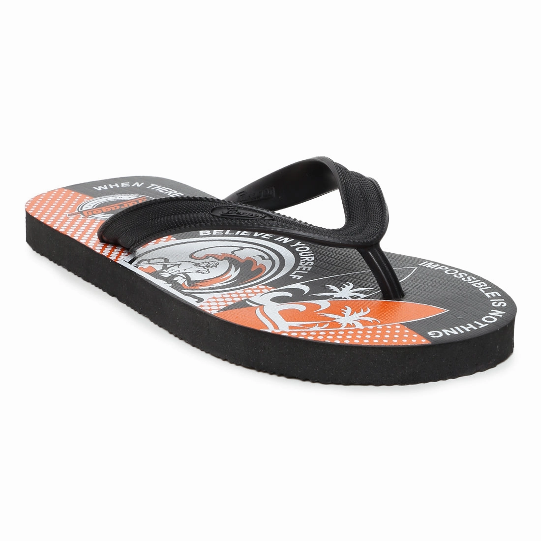 Modern Pattern Flow In Motion Paragon  Hwk3720G Men Stylish Lightweight Flipflops | Casual & Comfortable Daily-Wear Slippers For Indoor & Outdoor | For Everyday Use