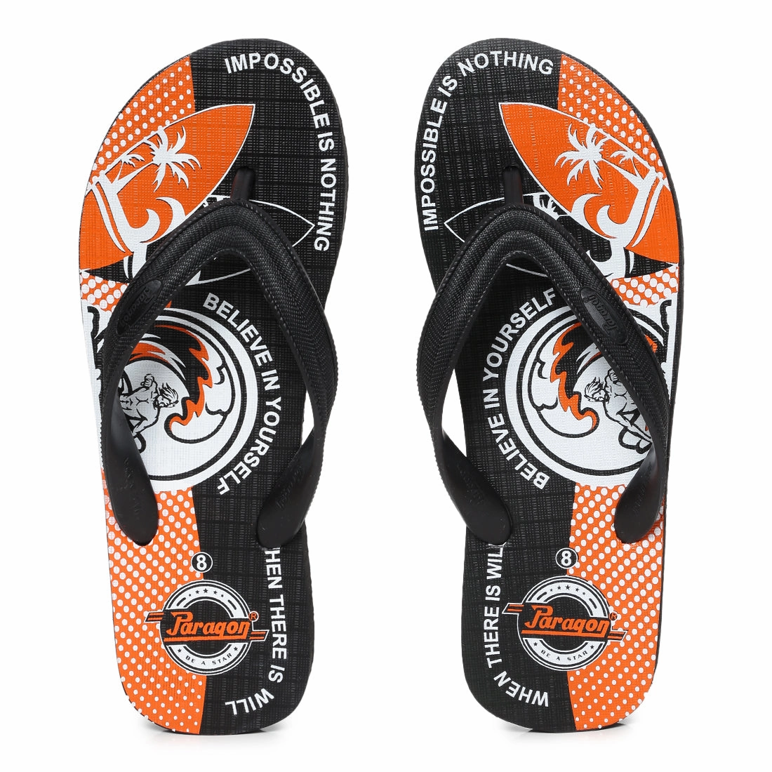 Paragon  Hwk3720G Men Stylish Lightweight Flipflops | Casual & Comfortable Daily-Wear Slippers For Indoor & Outdoor | For Everyday Use Sleek Vibes Active Core