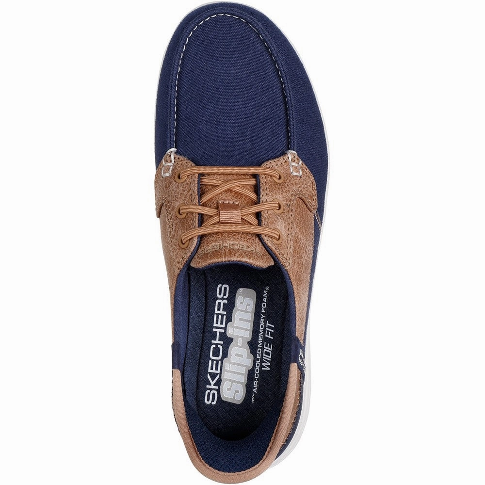 Bold And Clean Skechers Palmilla Boat Shoe