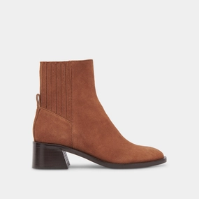 Layer With Ease Crafted Evolution Linny H2O Wide Boots Brown Suede