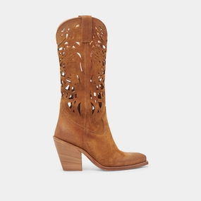 Waylan Boots Chestnut Suede Everyday Dynamism