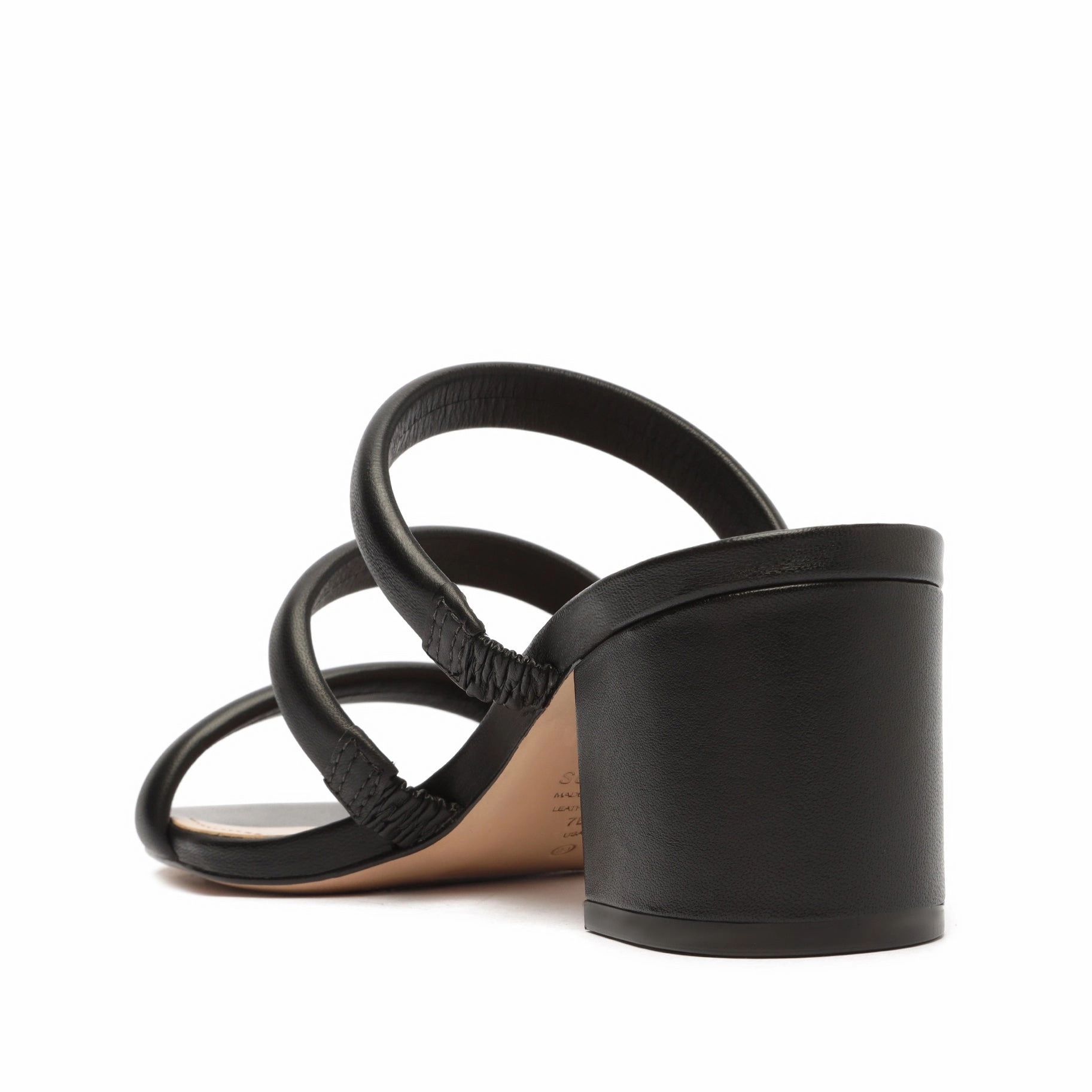 Olly Mid Block Nappa Leather Sandal Simplify Style