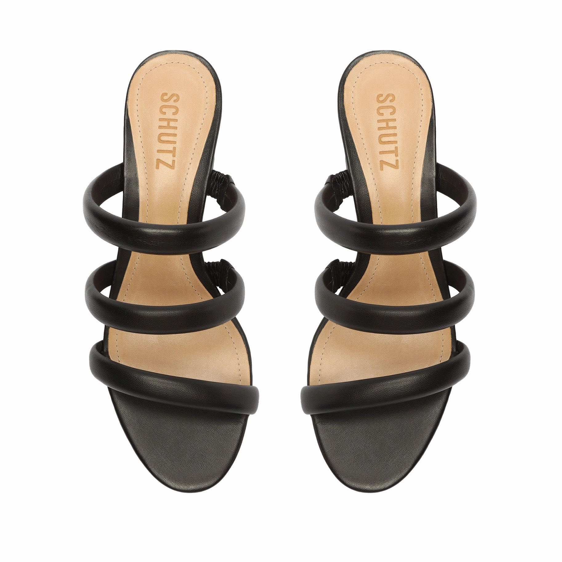 Olly Mid Block Nappa Leather Sandal City State