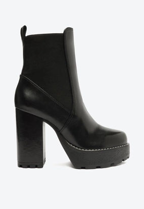 Comfort Zone Balanced Design Billie Platform  Leather Bootie