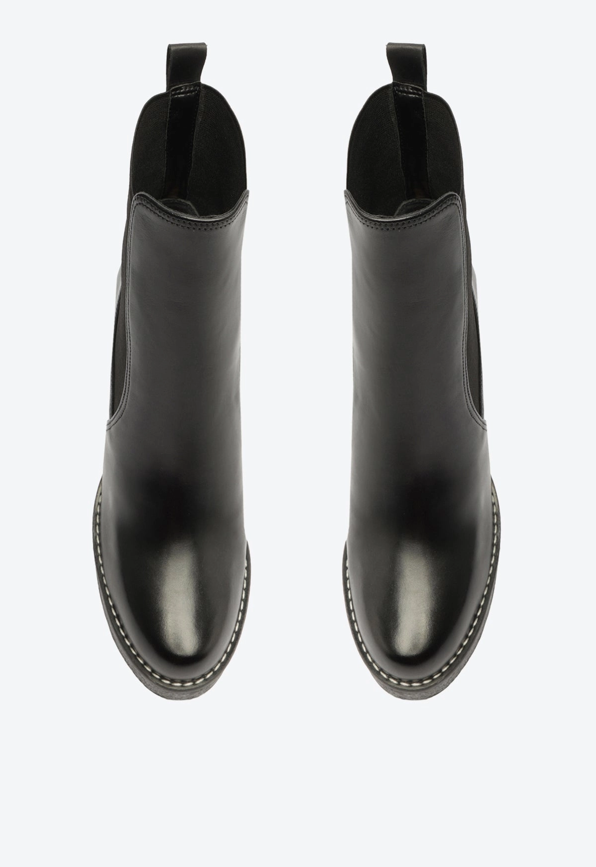 Billie Platform  Leather Bootie Comfort In Layers Simplicity Rules