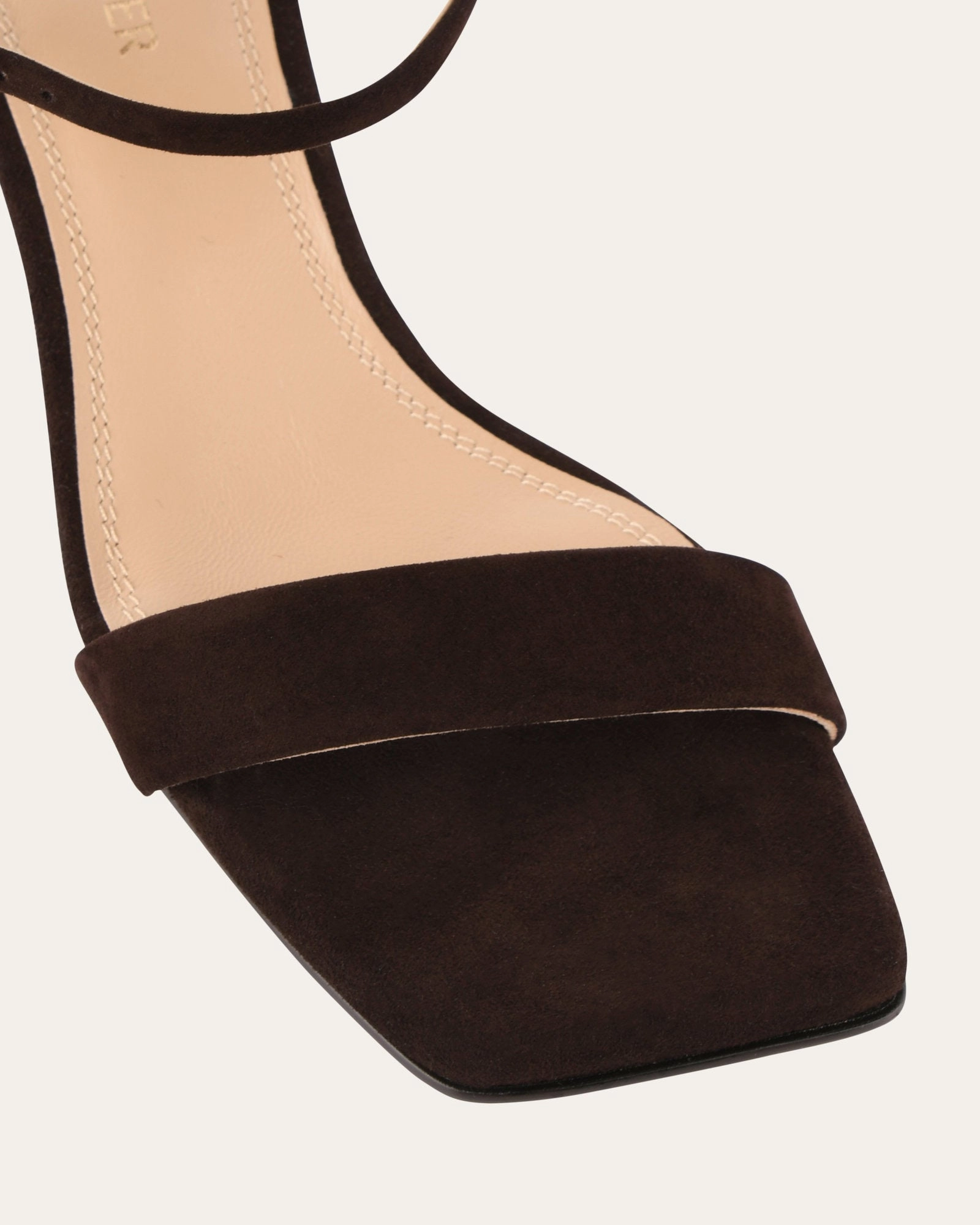 Universal Fit Helen Mid Sandals Cacao Suede