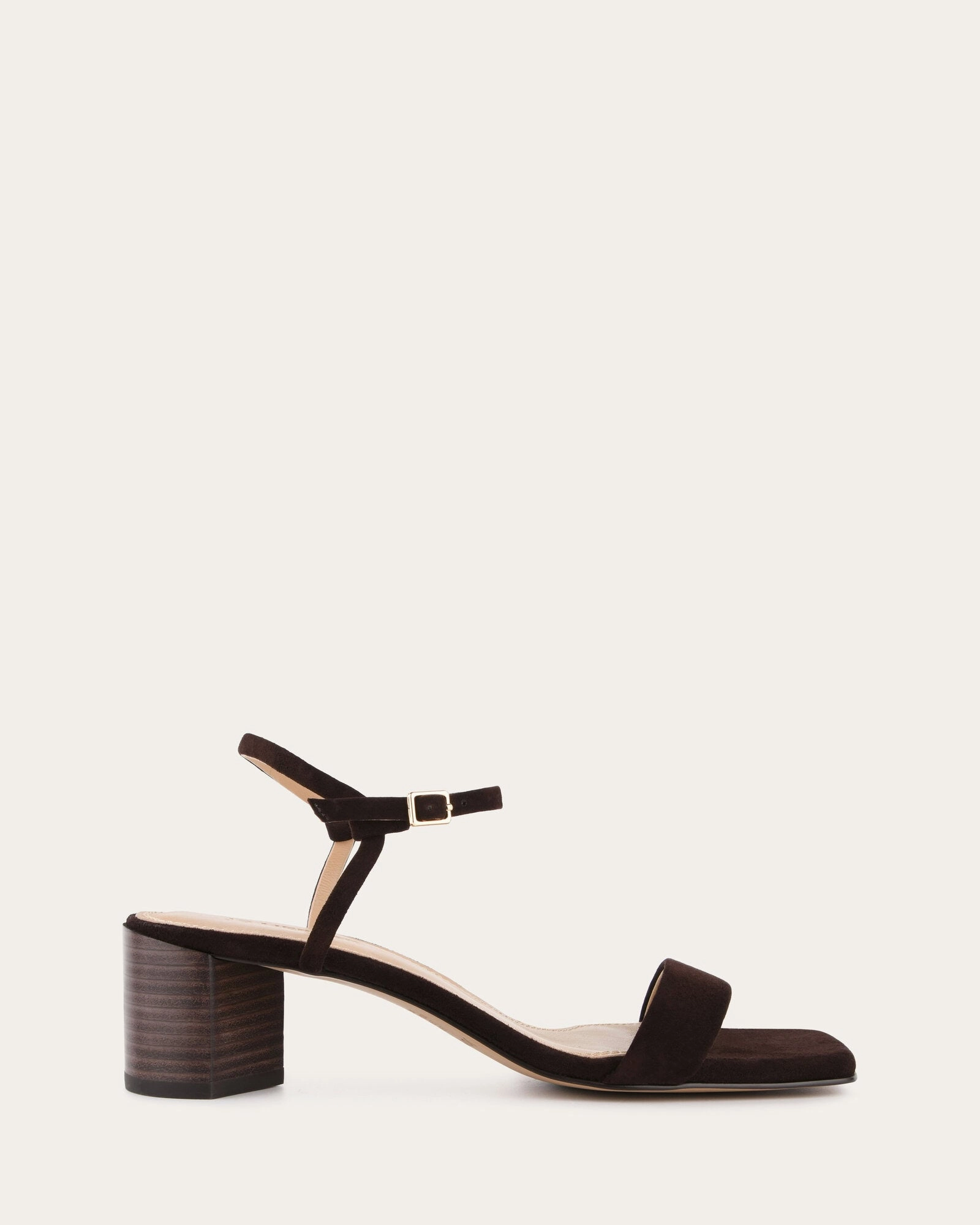 Engineered Simplicity Versatile Rhythm Helen Mid Sandals Cacao Suede