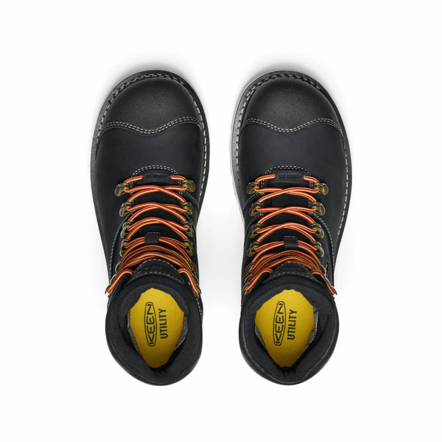 Men'S Cincinnati  6" Waterproof 90 Heel Boot (Carbon Toe)  |  Black/Sandshell Cool Experience