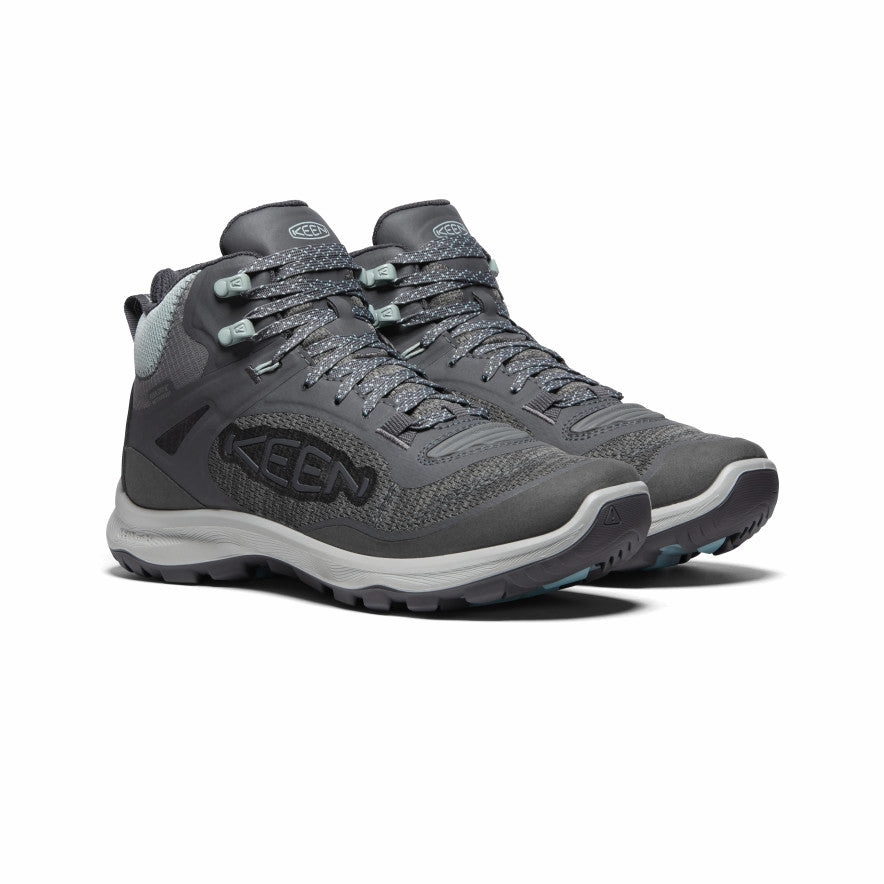 Women'S Terradora Flex Waterproof Hiking Boot  |  Magnet/Cloud Blue Designed To Shift Cool Fit System
