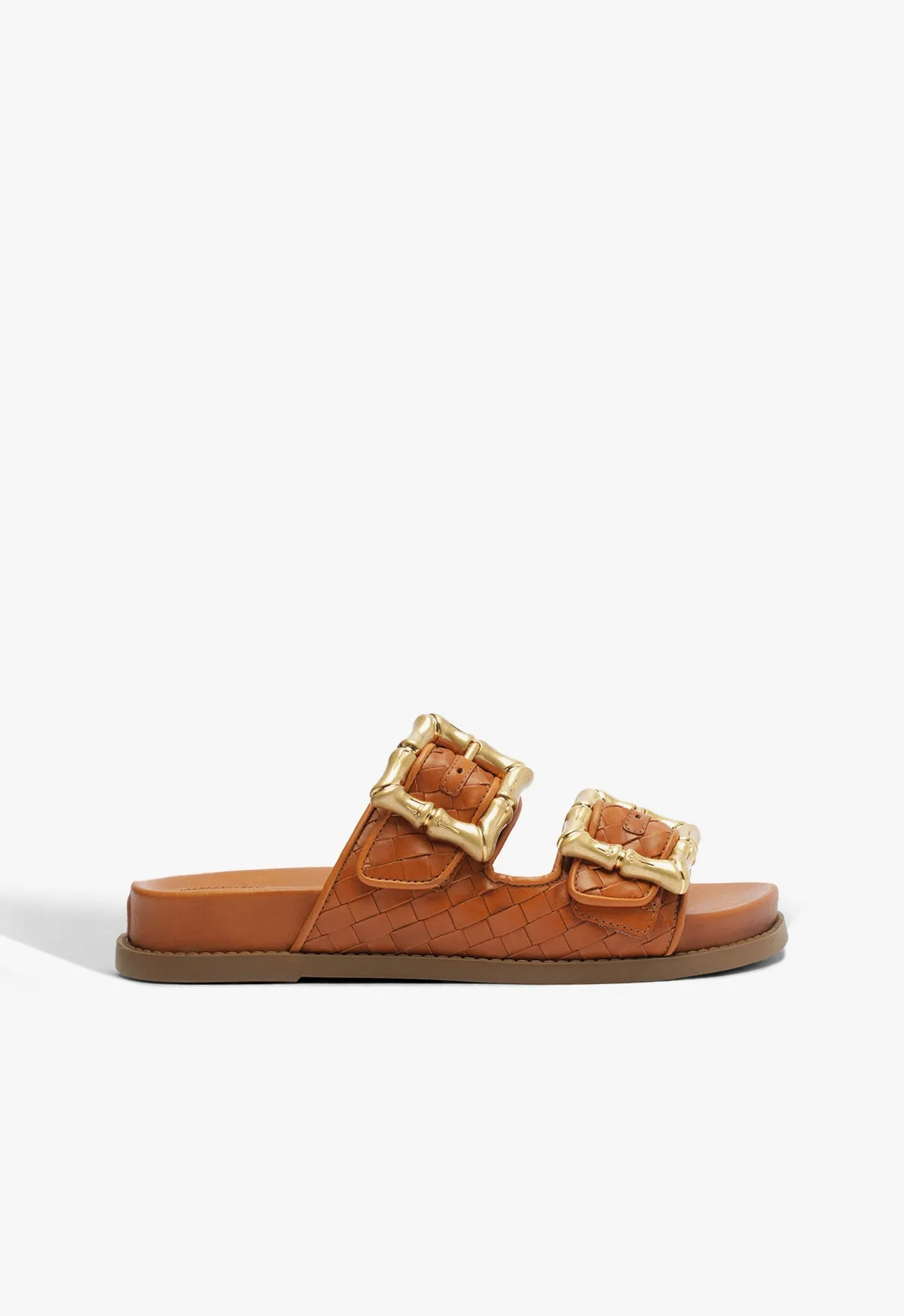 Enola Sporty Woven Leather Sandal Street Form Your New Core