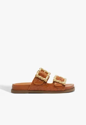 Enola Sporty Woven Leather Sandal Street Form Your New Core