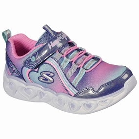 Integrated Lifestyle Skechers S-Lights Heart Lights Sneakers Rainbow Lux Navy Multi