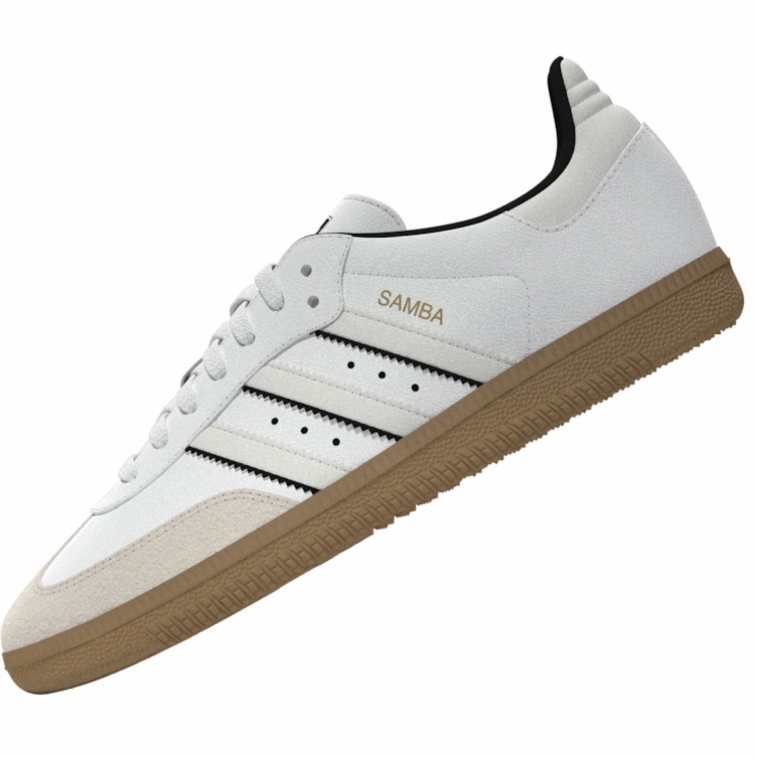 Adidas Originals Cloud White/Off White/Core Black Samba Og J Sneakers Crafted Lifestyle Gear Minimal Mood