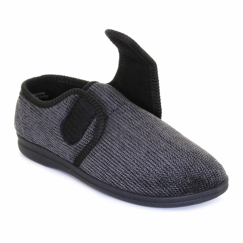 Future In Motion Comfort-Driven Men'S M.Eric Velcro Slipper