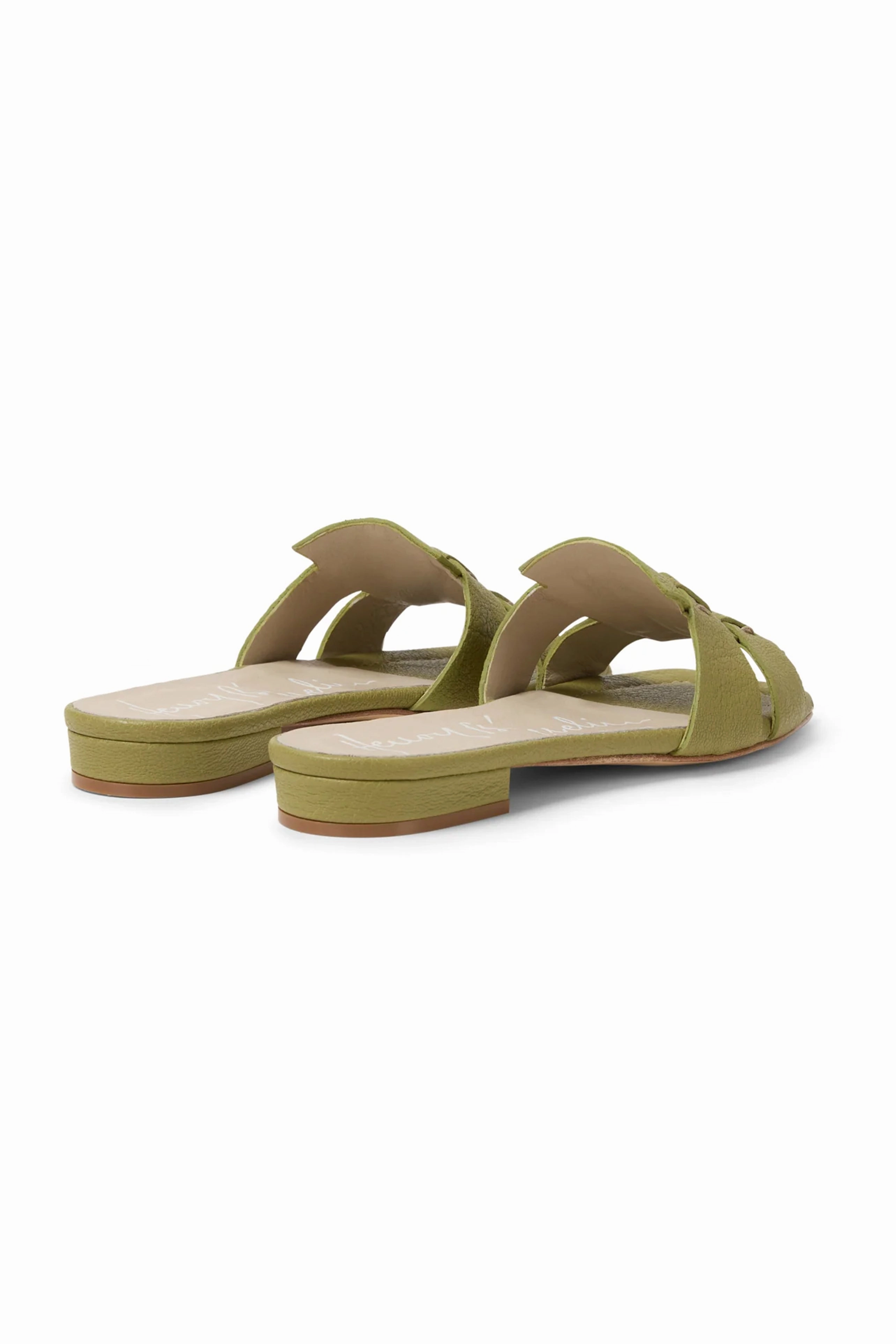 Form-Light Fit Universal Pieces Leather Slides In Martellato Prato