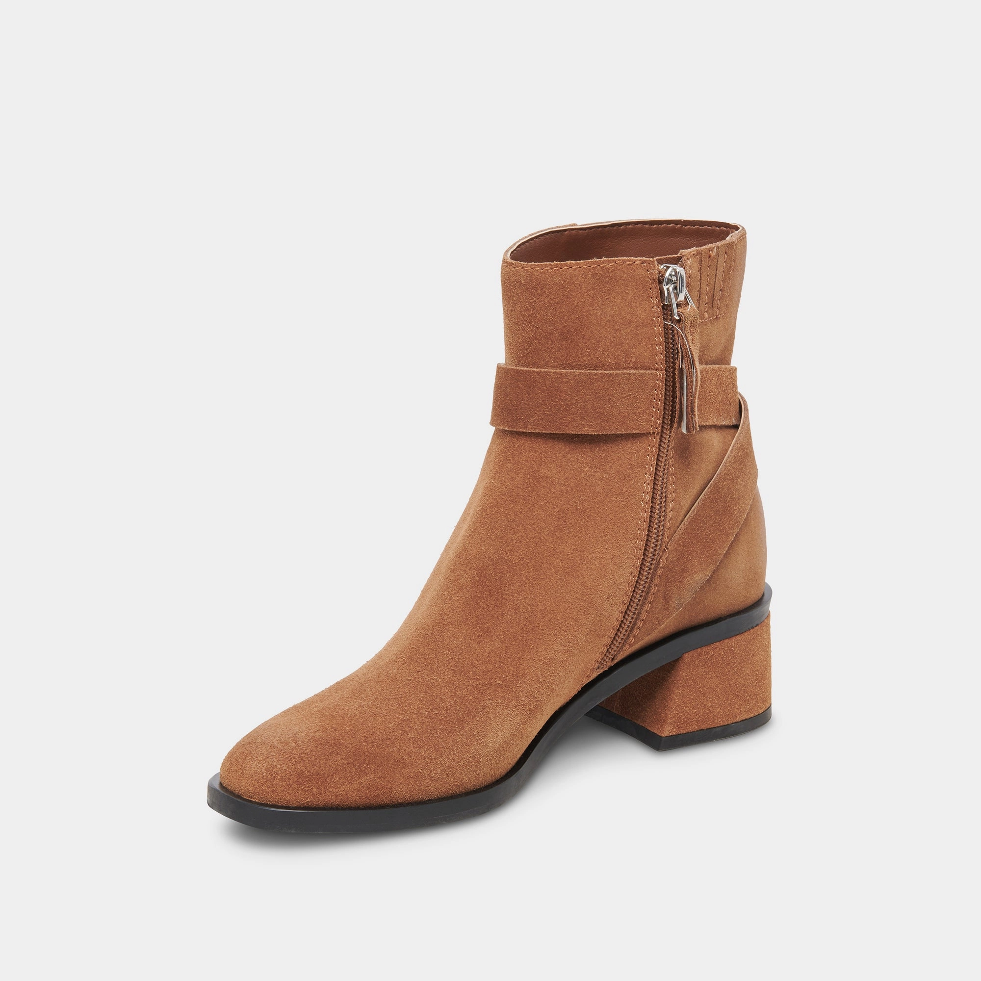 New Wave Fit Leland Booties Brown Suede
