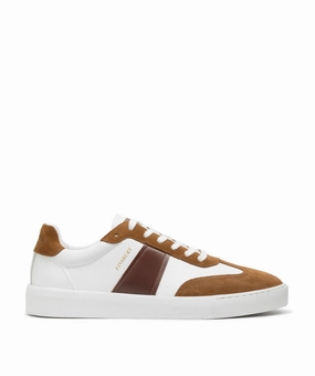 City Uniform Leo White And Brown Sneakers