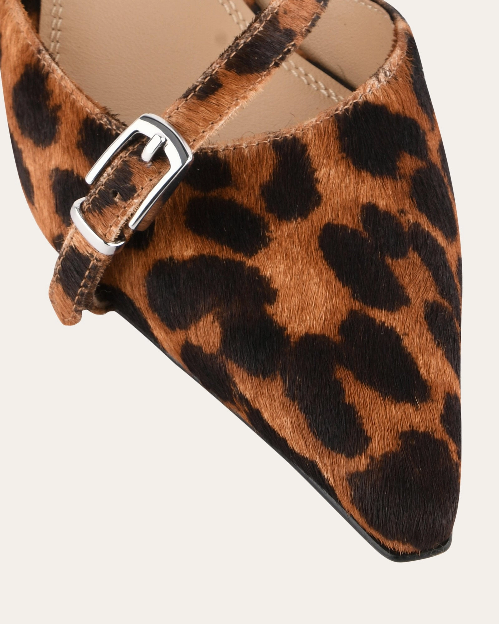 Leona Low Heels Ocelot Leather Future-Ready Looks Sleek Comfortwear