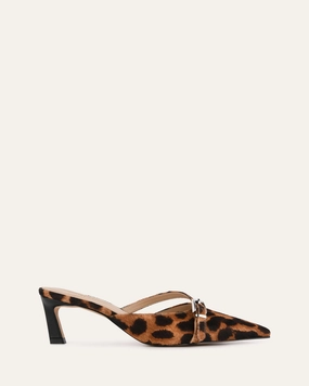 Leona Low Heels Ocelot Leather Wear Anywhere