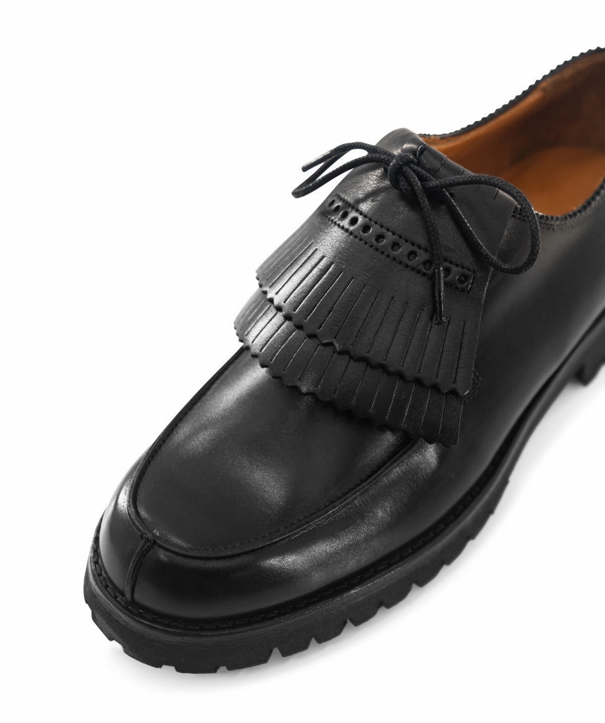 Leonie Black Derby Shoes Made For Rhythm