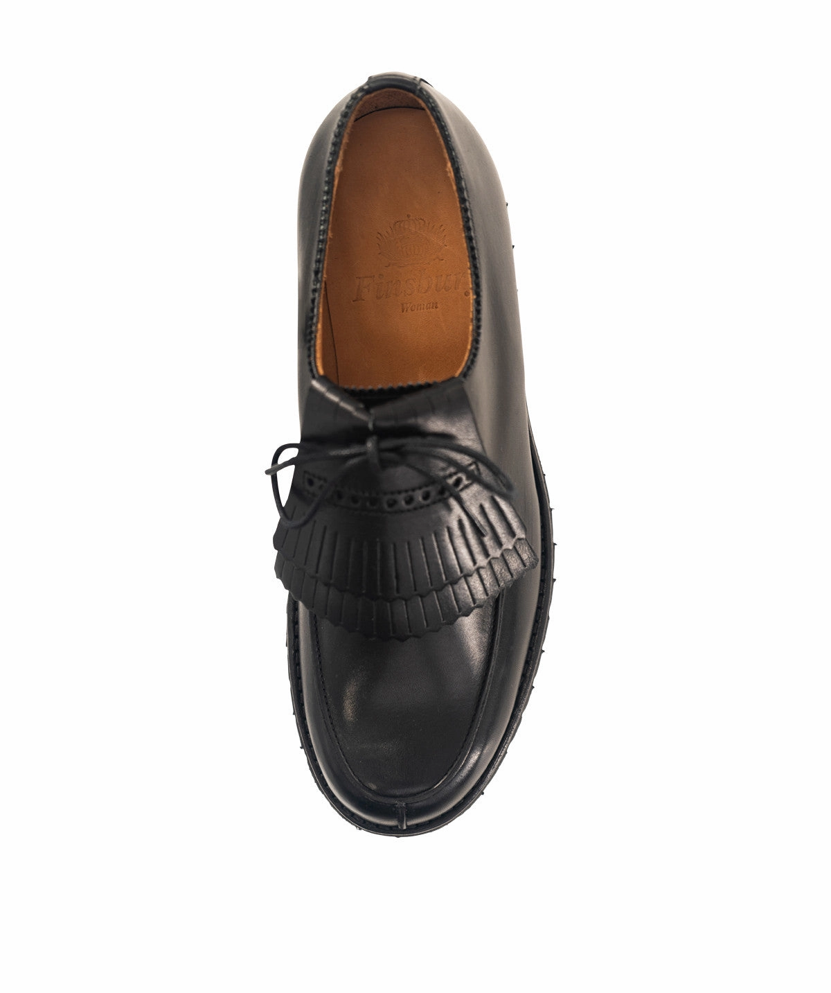Leonie Black Derby Shoes Clean Movement Less Is Bold