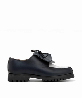 Leonie Blue And White Derby Shoes Function   Feel