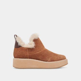 Ardy Plush H2O Booties Pecan Suede Modular Core