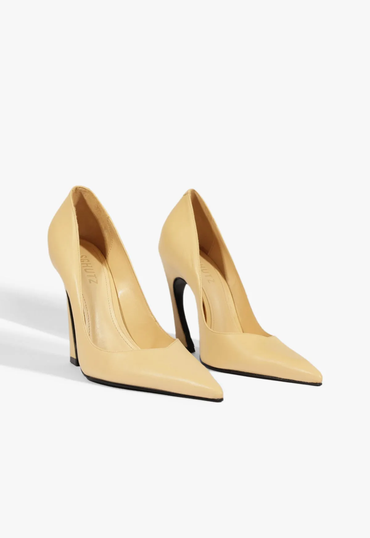 Lexi High Sculptural Beige Pump Elevated Gear