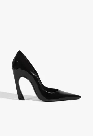 Adaptive Style Lexi High Sculptural Black Pump