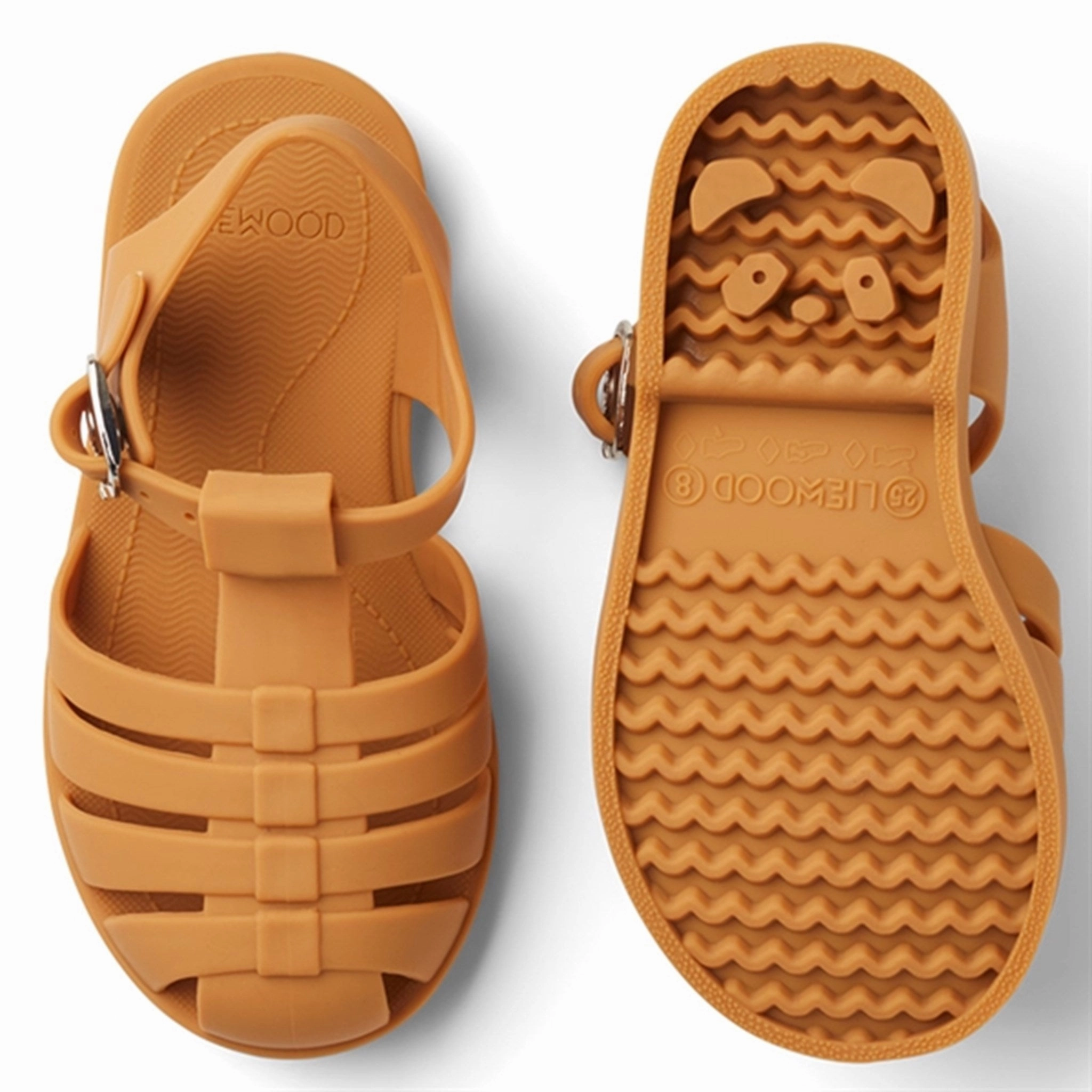 No-Fuss Fit Liewood Bre Sandals Mustard