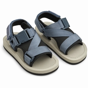 Liewood Bruce Sandales Whale Blue Mix Smart And Simple Modern Utility