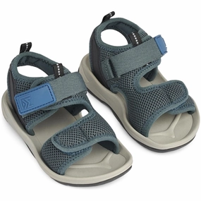 Smooth Fit Daily-Ready Liewood Christi Sandals Whale Blue Mix