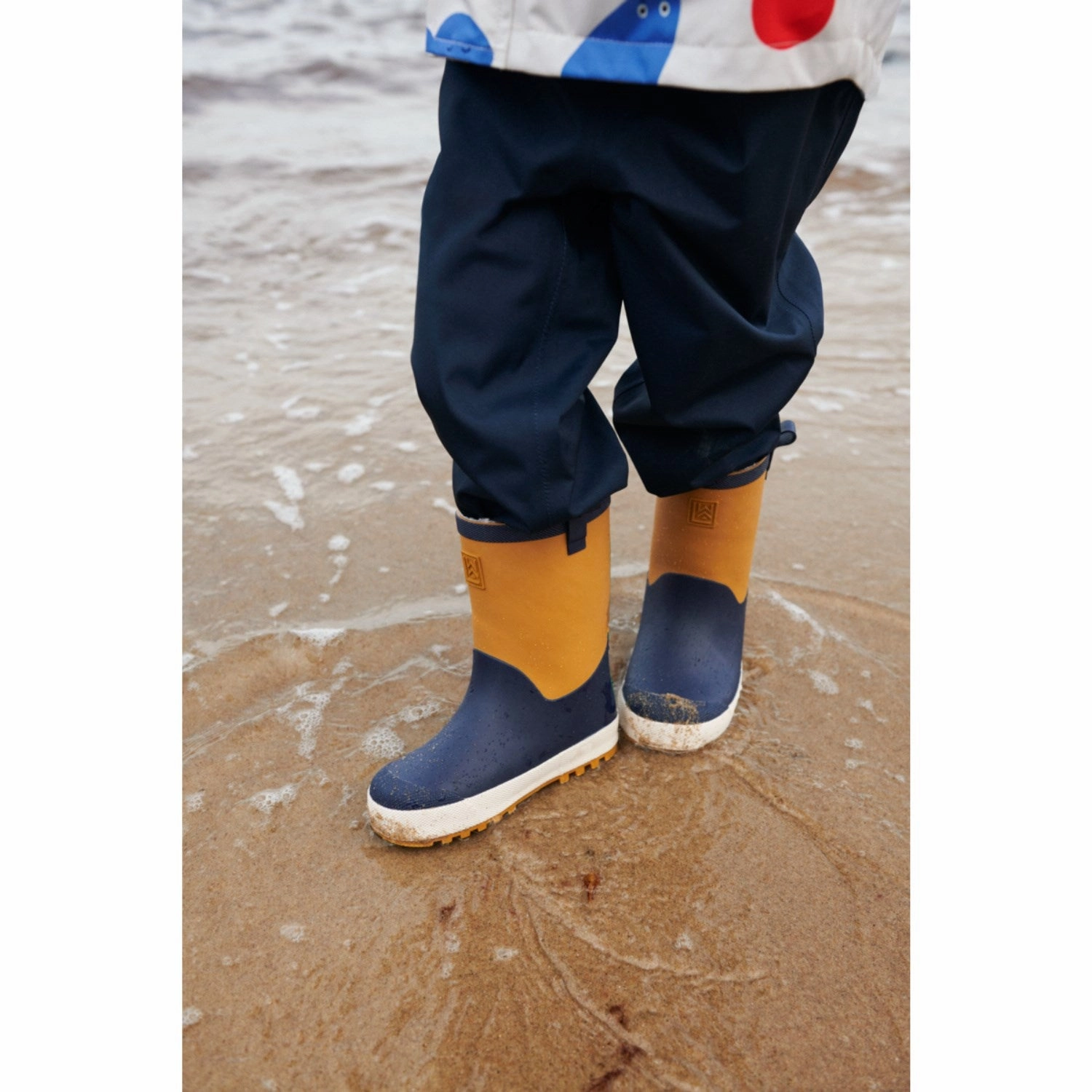 Liewood Classic Navy Multi Mix Sasha Thermo Rainboot Anywhere Utility