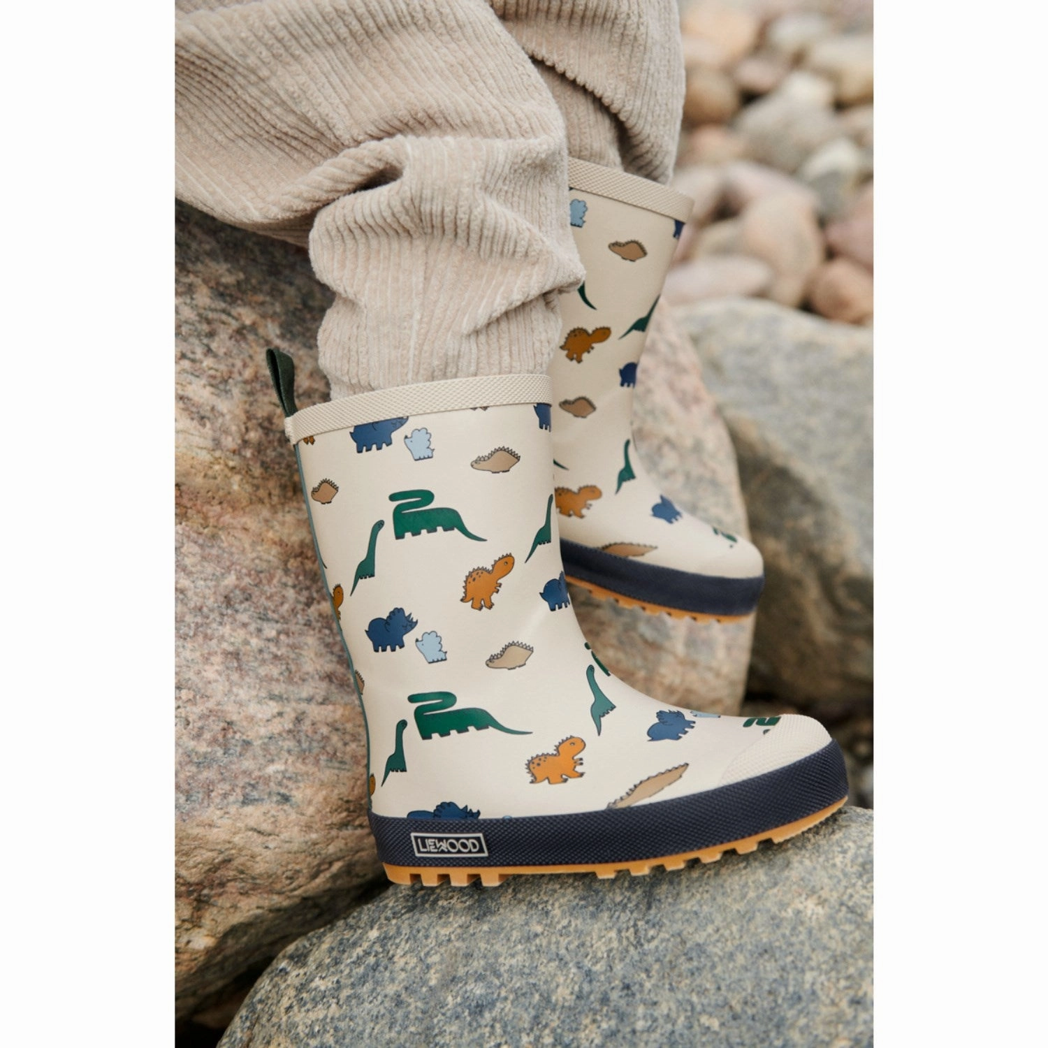 Liewood Dinosaurs / Mist Mason Thermo Rainboot Hybrid Life
