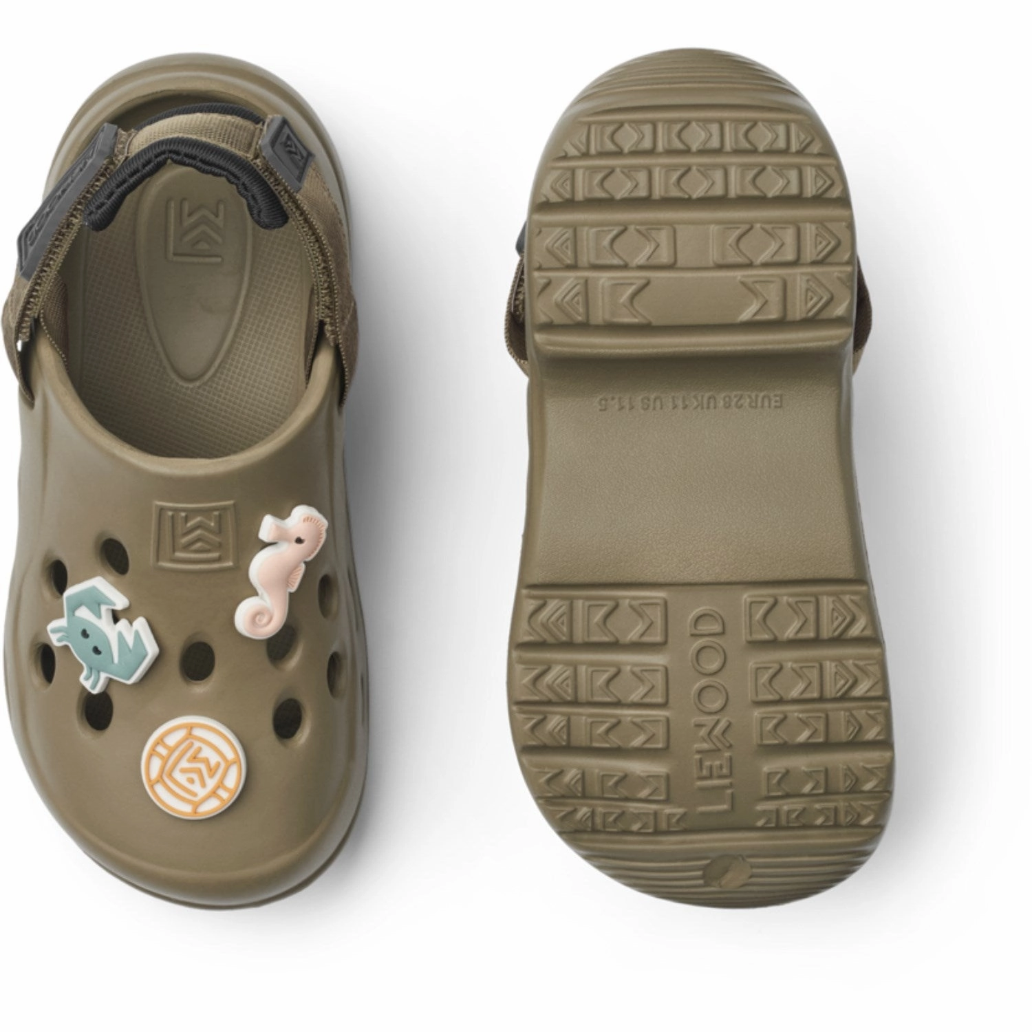 Wear Reimagined Rhythm Inspired Liewood Khaki / Black Milas Sandal