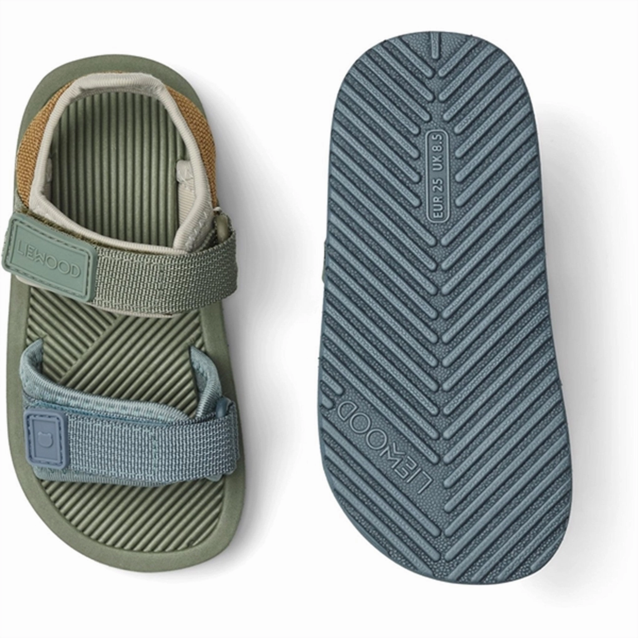 Everyday Fresh Form Redefined Liewood Monty Sandals Hunter Green Multi Mix