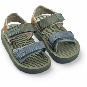 Liewood Monty Sandals Hunter Green Multi Mix Engineered For Now Form-Focused