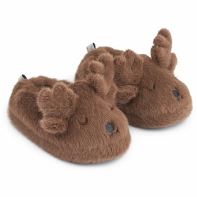 On-The-Go Style Liewood Pecan Aviaja Reindeer Slippers
