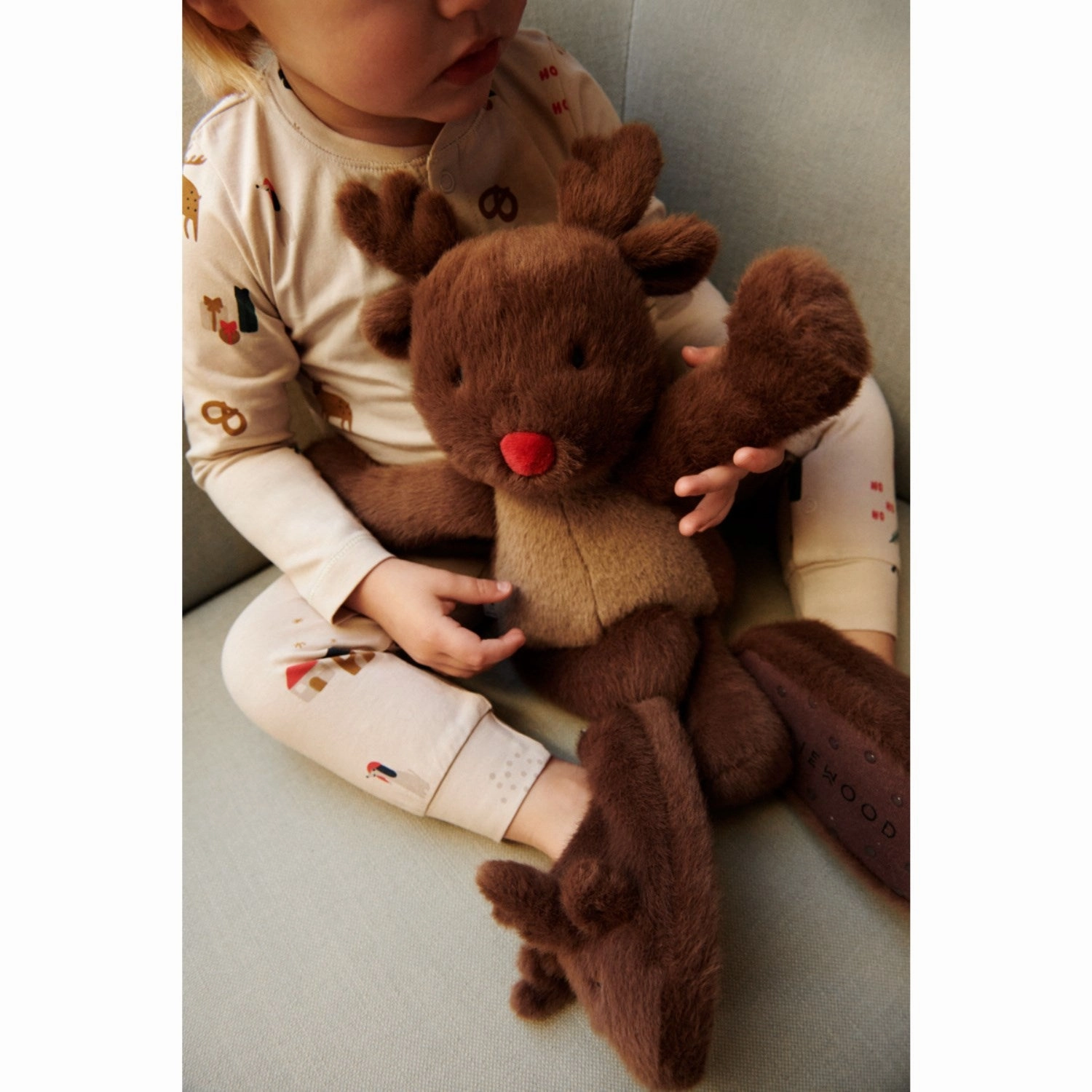 Liewood Pecan Aviaja Reindeer Slippers Your Next Layer