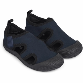 Liewood Sigurd Sea Shoe Black Classic Navy Comfort In Motion