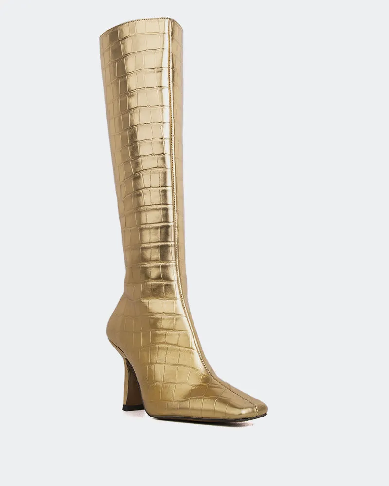 Viger Bronze Croco Forward-Looking Fit
