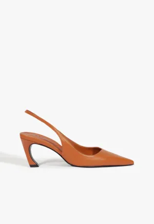 Activewear Redefined Lexi Mid Sculptural Brown Pump