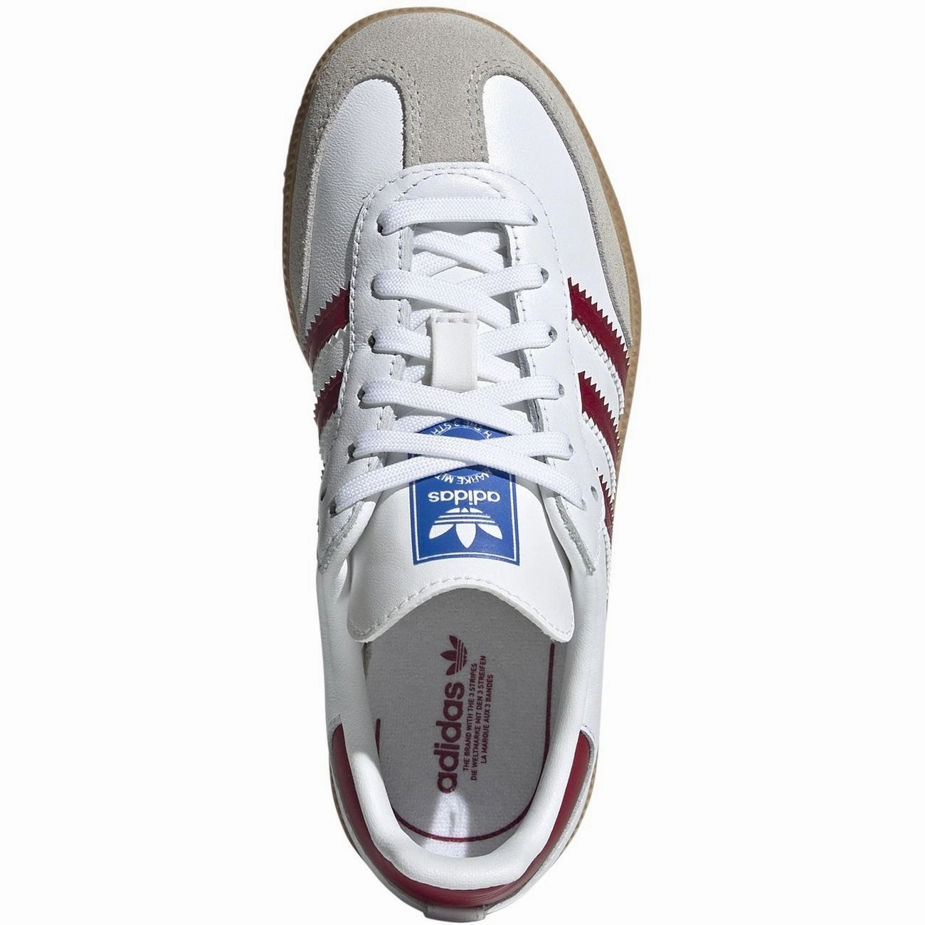 Style Without Noise Future-Forward Comfort Adidas Originals Samba Og C Sneakers Cloud White / Collegiate Burgundy / Gum