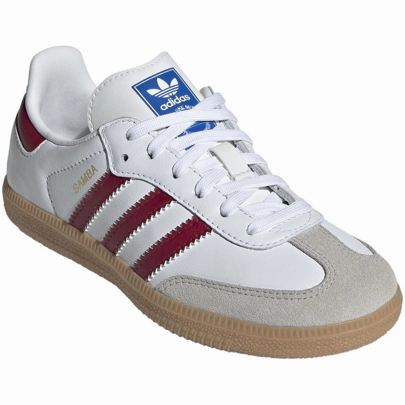 Adidas Originals Samba Og C Sneakers Cloud White / Collegiate Burgundy / Gum Fresh Drop Essential Edge