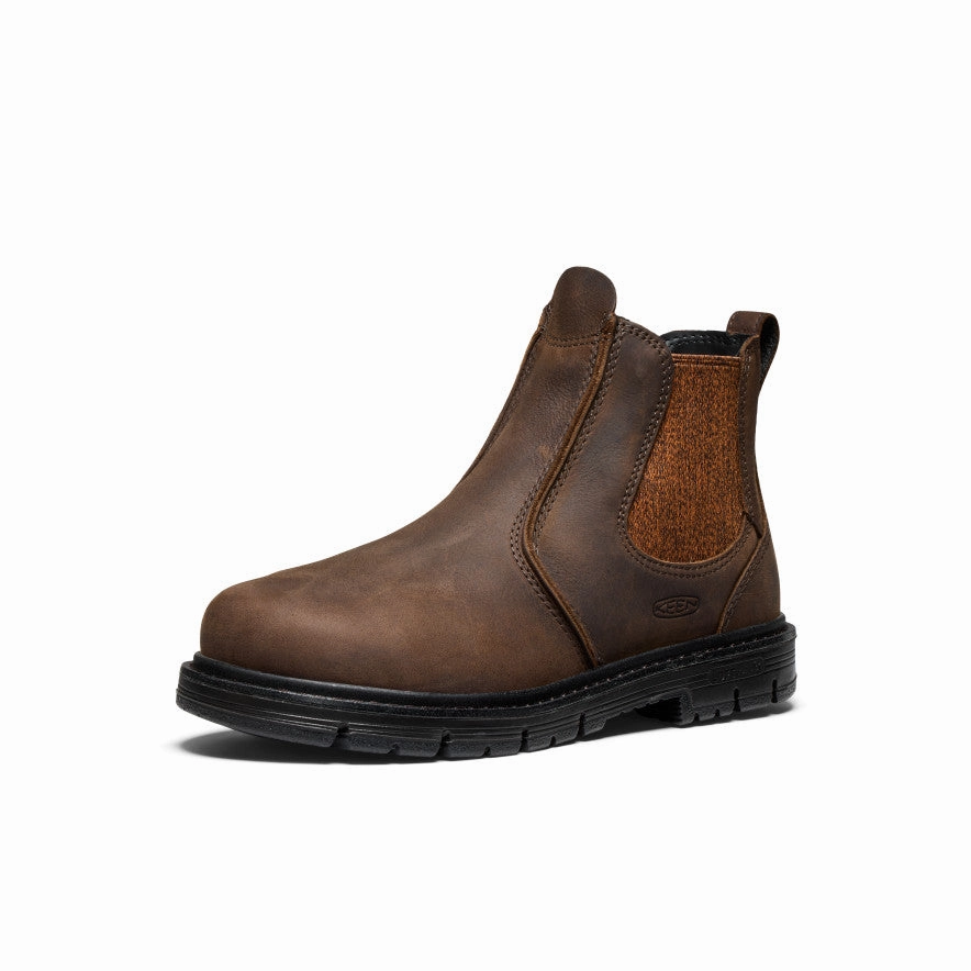 Women'S San Jose Chelsea 90 Heel Boot (Aluminum Toe)  |  Cascade Brown/Black Multi-Context Style