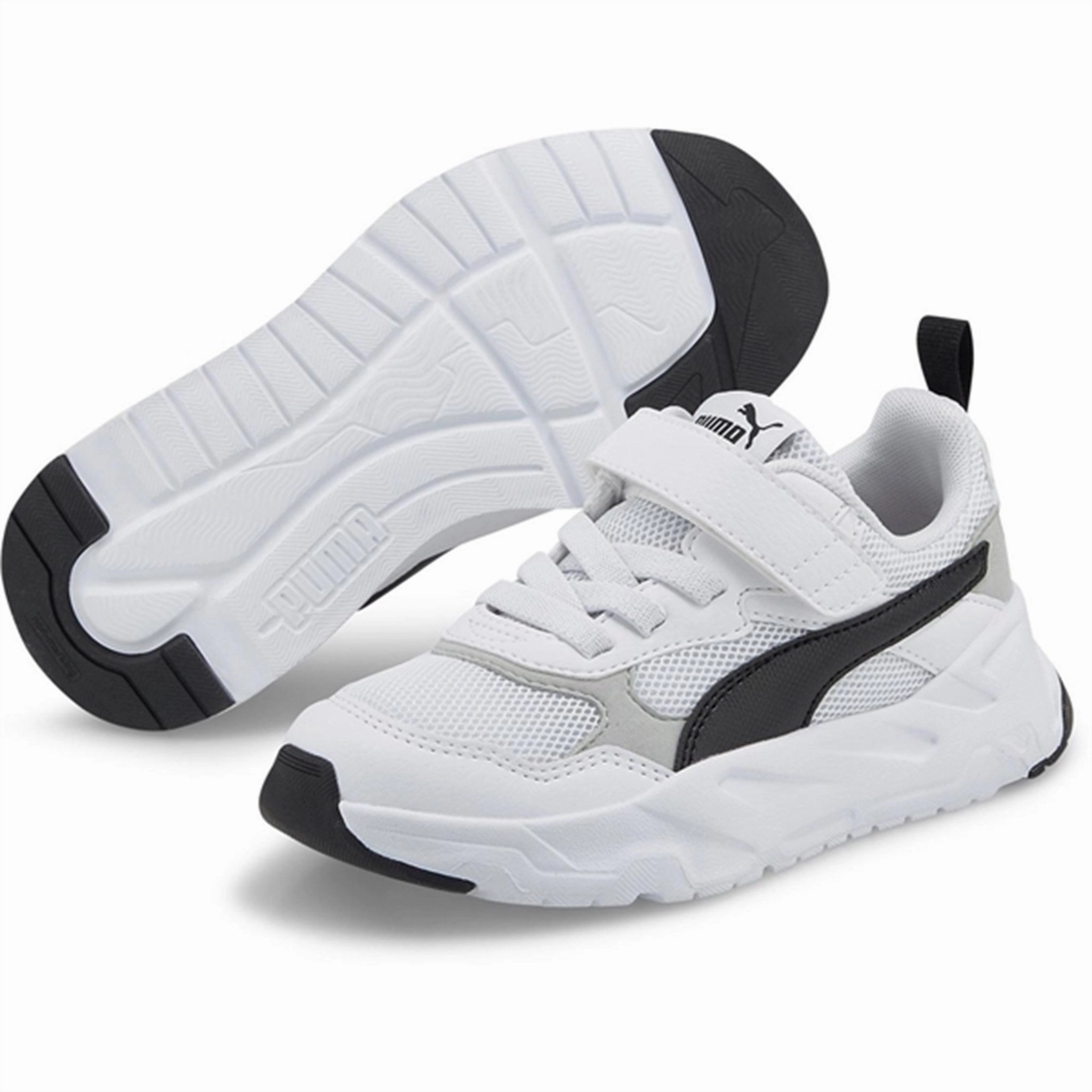 Puma Trinity Ac  Ps White-Black-Cool Light Gray Sneakers Reimagined Comfort Shape Your Day