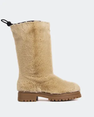 Chow Tan Faux Fur Calm In Motionwear