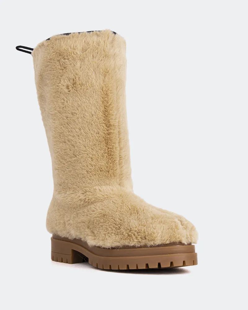 Chow Tan Faux Fur Design In Motion