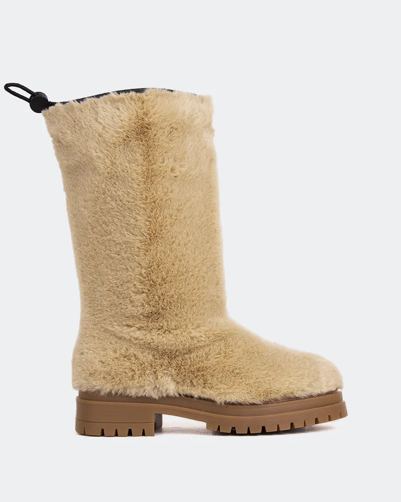 Chow Tan Faux Fur Calm In Motionwear