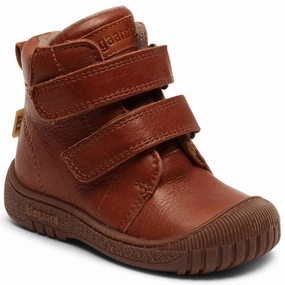 Bisgaard Evon Boots Cognac Layered Utility